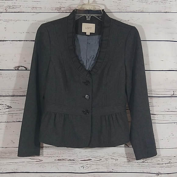 Vintage Ann Taylor Peplum Blazer - Picture 1 of 7